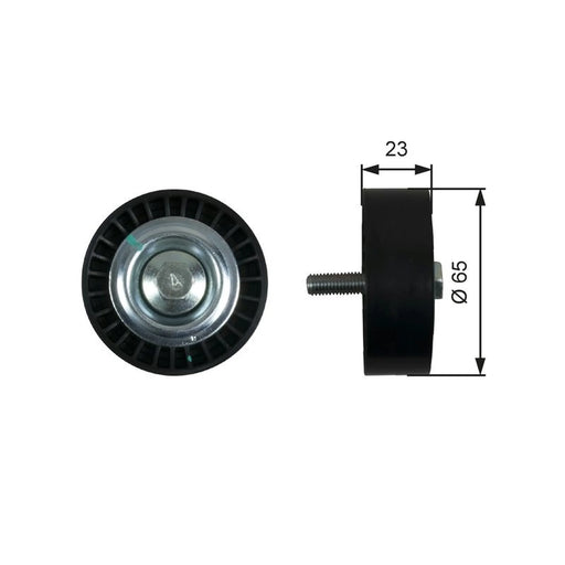 Gates V-Ribbed Belt Deflection/Guide Pulley T36622