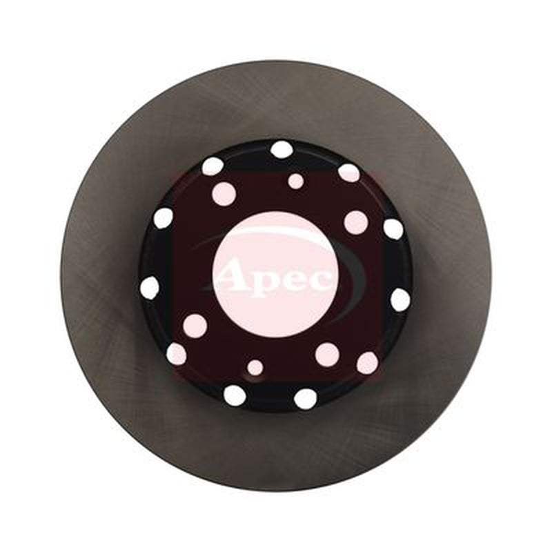 Apec 2 x Solid Rear Brake Discs DSK3629