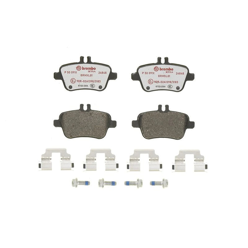 Brembo 4 x Rear Brake Pad Set P50091X