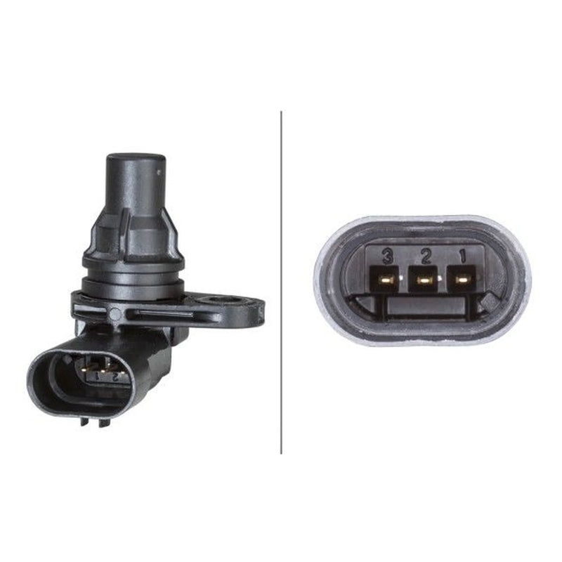 Hella Camshaft Position Sensor frontal sided 6PU 009 121-321