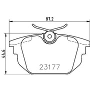 DON Rear Brake Pad Set PCP1487