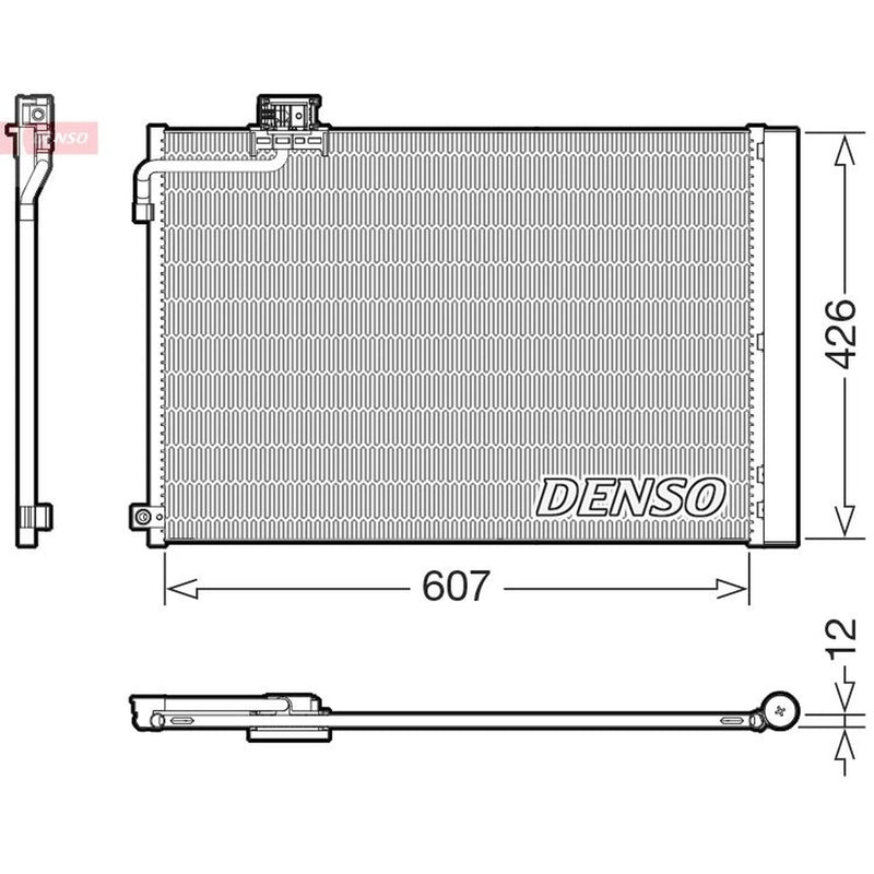 Denso Air Conditioning Condenser DCN17064