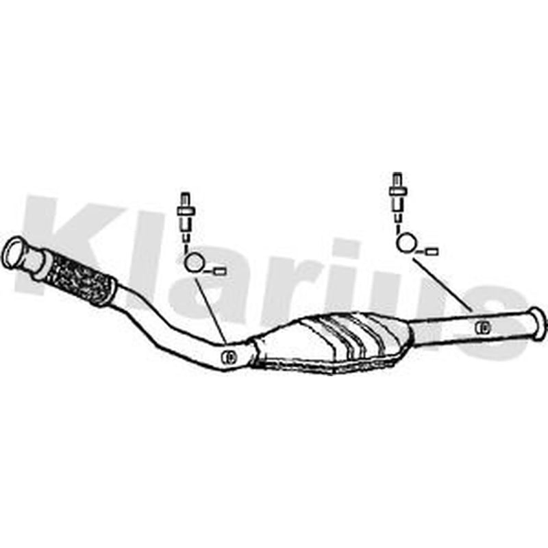 Klarius Catalyst Type Approved With Pipe Front 321585