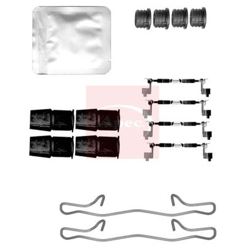 Apec Brake Pad Accessory Fitting Kit Rear KIT1611