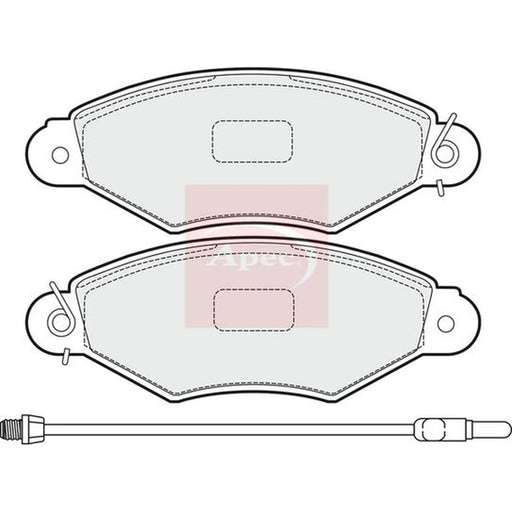 Apec Front Brake Pad Set PAD1505