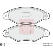 Apec Front Brake Pad Set PAD1505