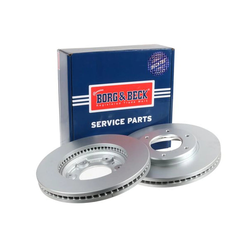 Borg & Beck 2 x Vented Front Brake Discs BBD4176