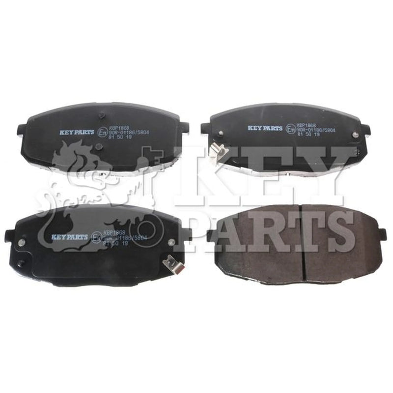Key Parts 4 x Front Brake Pad Set KBP1868