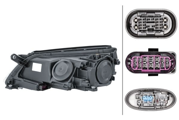 Hella 1ZS 009 549-221 Headlight
