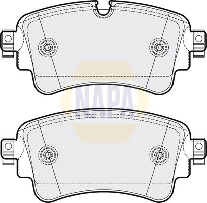 NAPA Front & Rear Pads fits AUDI VW