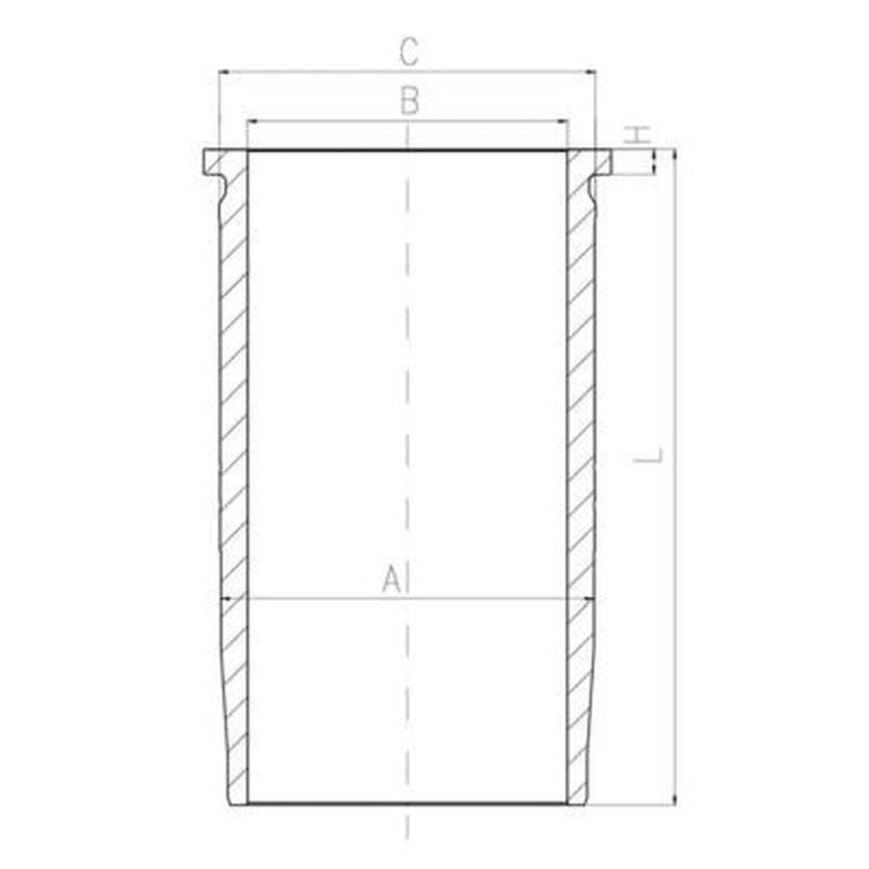 Mahle Engine Cylinder Liner Sleeve 150mm 227 LW 00110 001