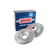 Borg & Beck 2 x Vented Front Brake Discs BBD4074