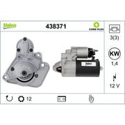 Valeo Starter Motor 12V 1.4kW 12 Teeth 438371