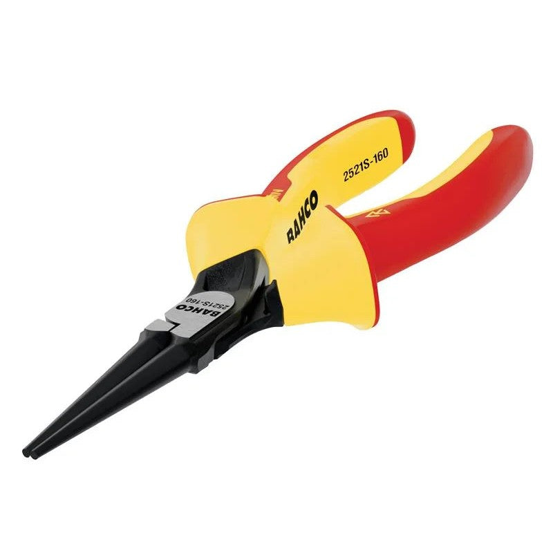 Bahco 2521S ERGO™ Insulated Round Nose Pliers 160mm (6.1/4in) - 2521 S-160