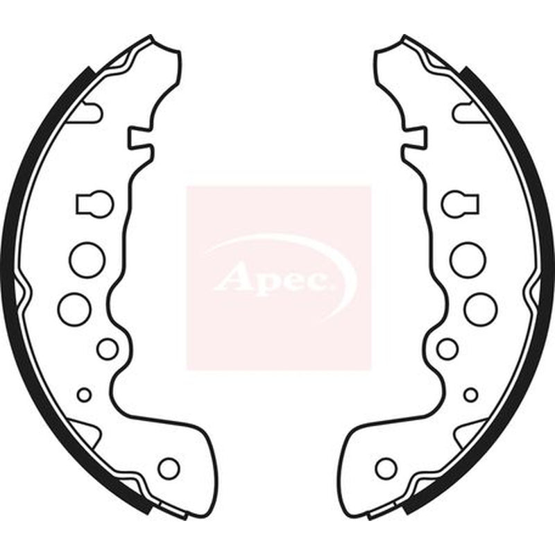 Apec Brake Shoe Set Axle Kit SHU582