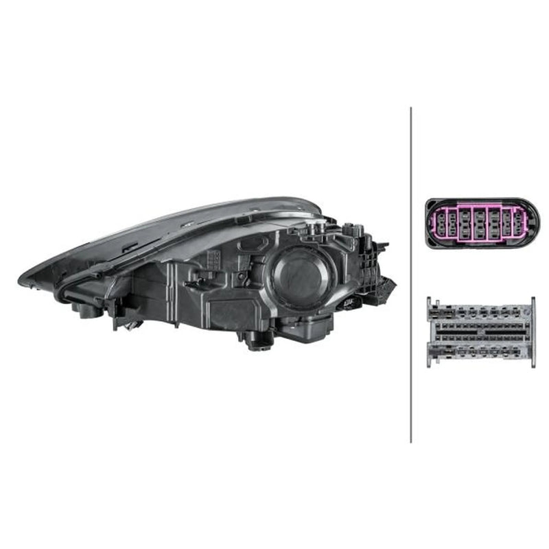 Hella Headlight Headlamp LED Right 1EX 014 690-041