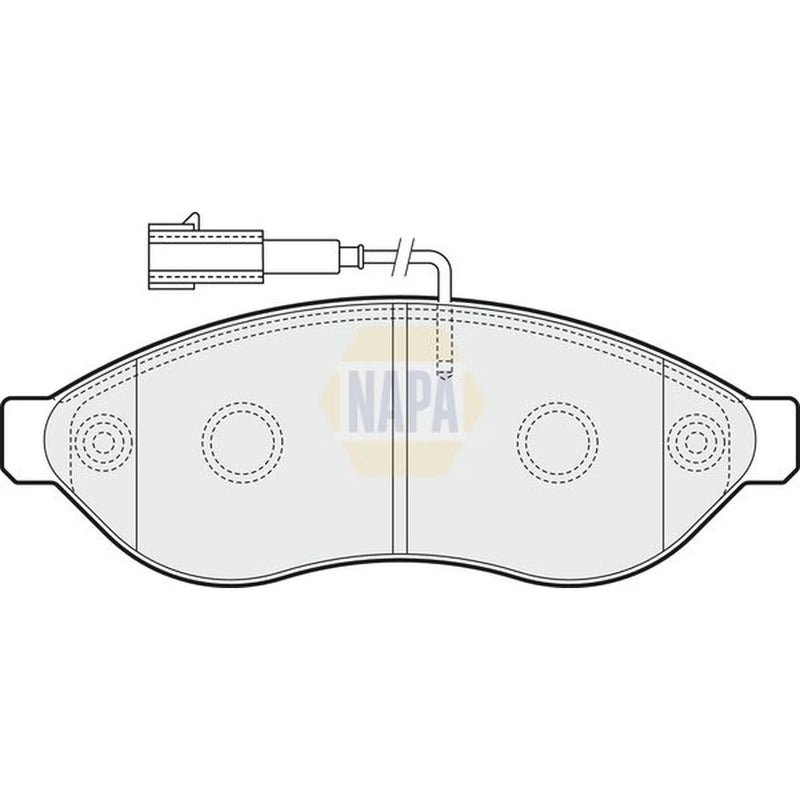 NAPA Front Brake Pad Set NBP1152