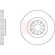 Apec 2 x Vented Front Brake Discs DSK2631
