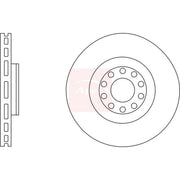 Apec 2 x Vented Front Brake Discs DSK2631