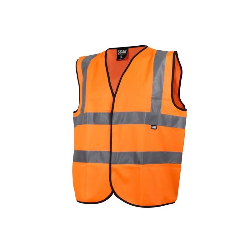 Scan Hi-Vis Orange Waistcoat - M (41in) - UC801-O