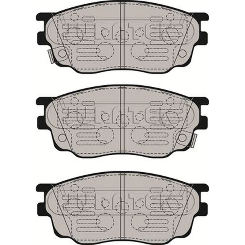 Juratek Front Brake Pad Set JCP1707