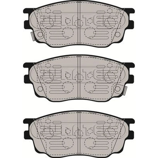 Juratek Front Brake Pad Set JCP1707