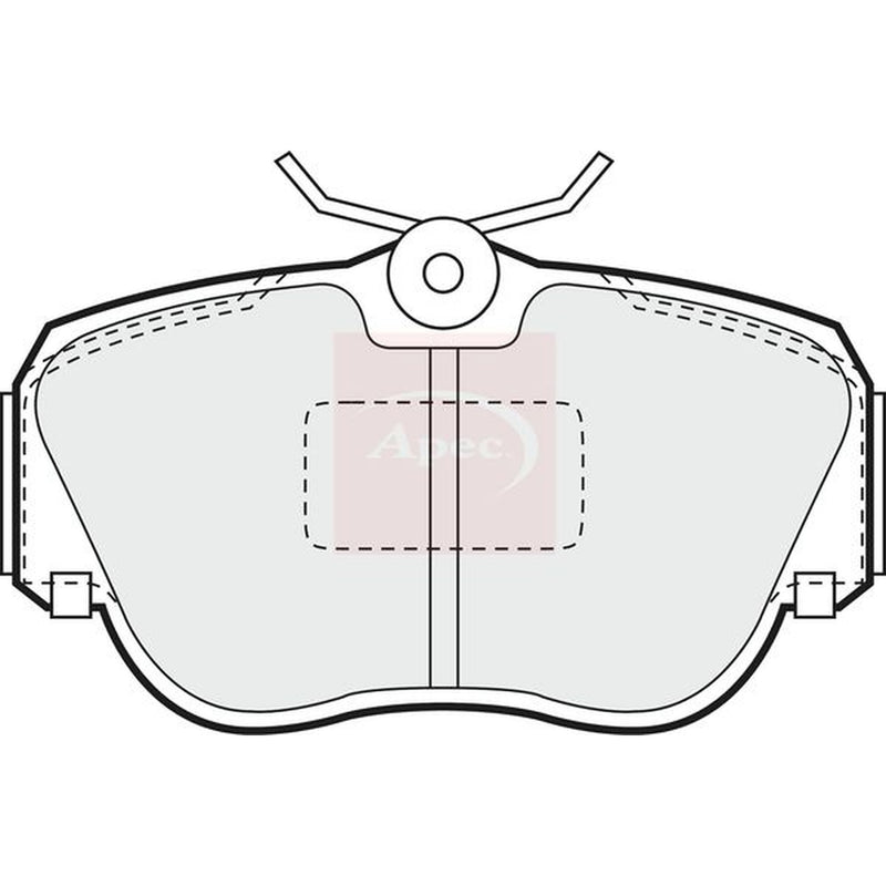 Apec Front Brake Pad Set PAD608