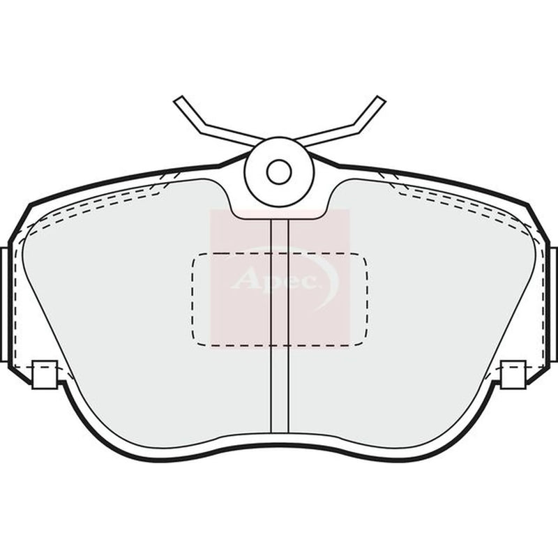 Apec Front Brake Pad Set PAD608