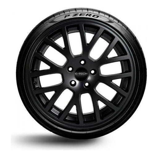 E-Tech Car Alloy Wheel Paint Motorsport Black Satin Can Chip Resistant 400ml E-Tech  - Town Parts