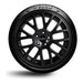 E-Tech Car Alloy Wheel Paint Motorsport Black Satin Can Chip Resistant 400ml E-Tech  - Town Parts