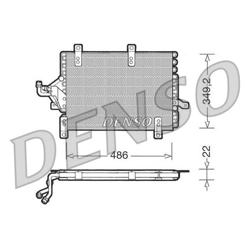 Denso Air Conditioning Condenser DCN09141