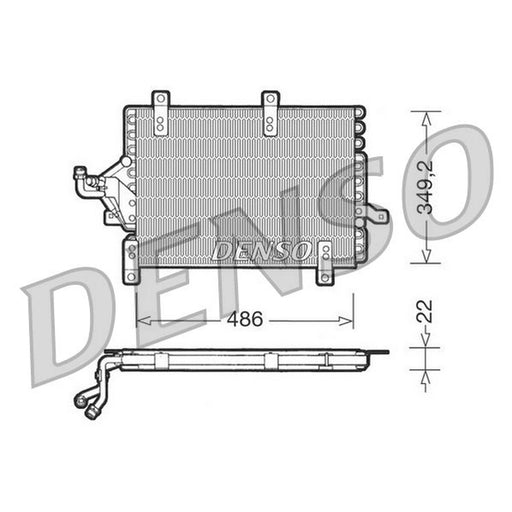 Denso Air Conditioning Condenser DCN09141