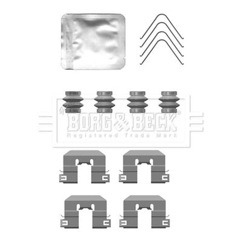 Borg & Beck Brake Pad Accessory Fitting Kit Rear BBK1695