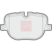 Apec Rear Brake Pad Set PAD1729