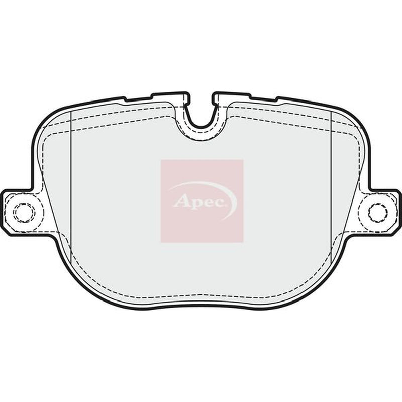 Apec Rear Brake Pad Set PAD1729