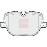 Apec Rear Brake Pad Set PAD1729