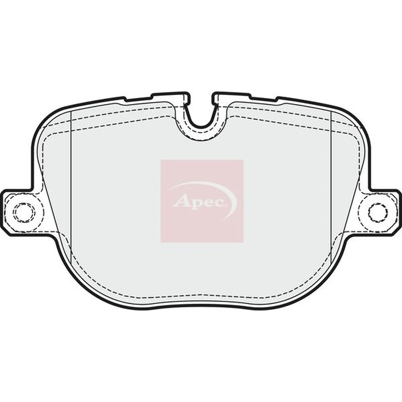 Apec Rear Brake Pad Set PAD1729