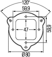 Hella 9XD 161 119-007 Holder