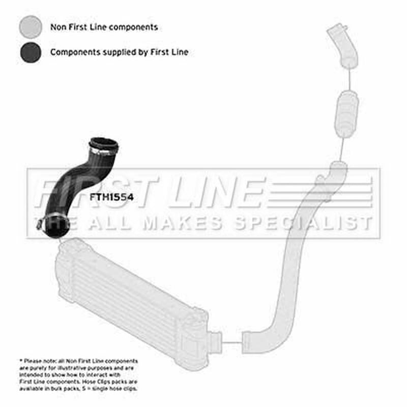 First Line Intercooler Turbo Charge Air Hose FTH1554