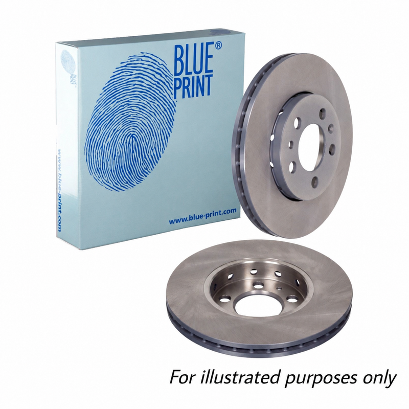 Blue Print 2 x Brake Disc Set Vented Front