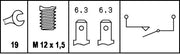 Hella 6ZF 004 846-001 Switch, reverse light