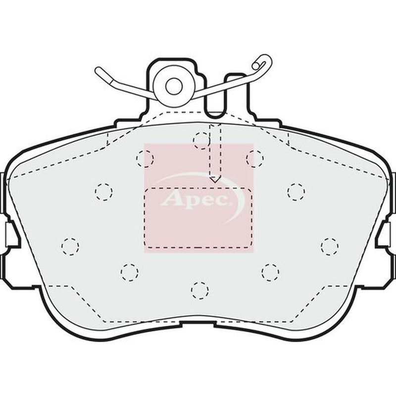 Apec Front Brake Pad Set PAD805