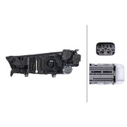 Hella Headlight Headlamp LED Right 1LX 014 952-641