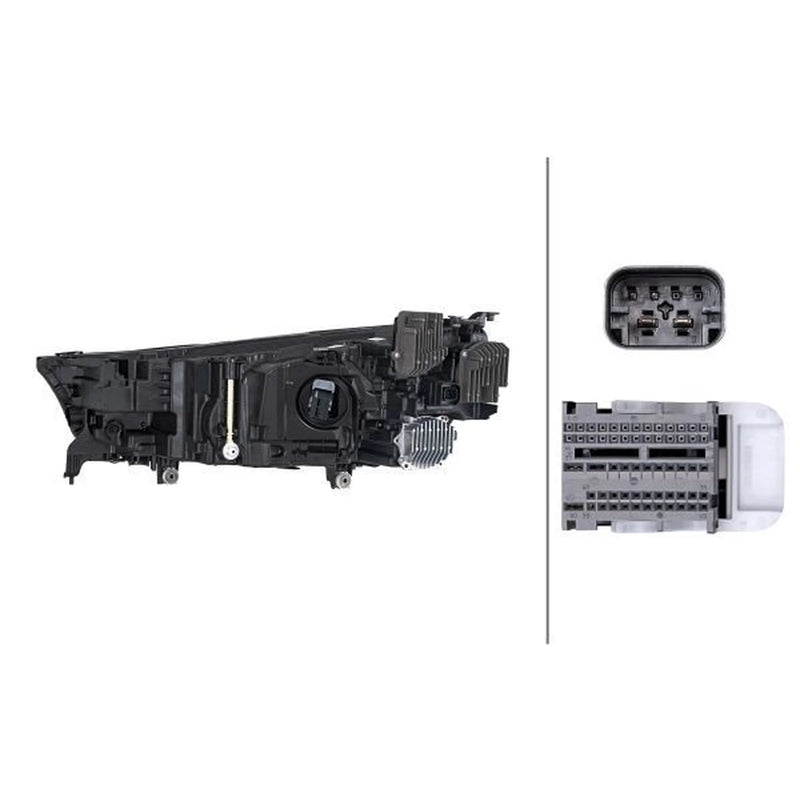 Hella Headlight Headlamp LED Right 1LX 014 952-641