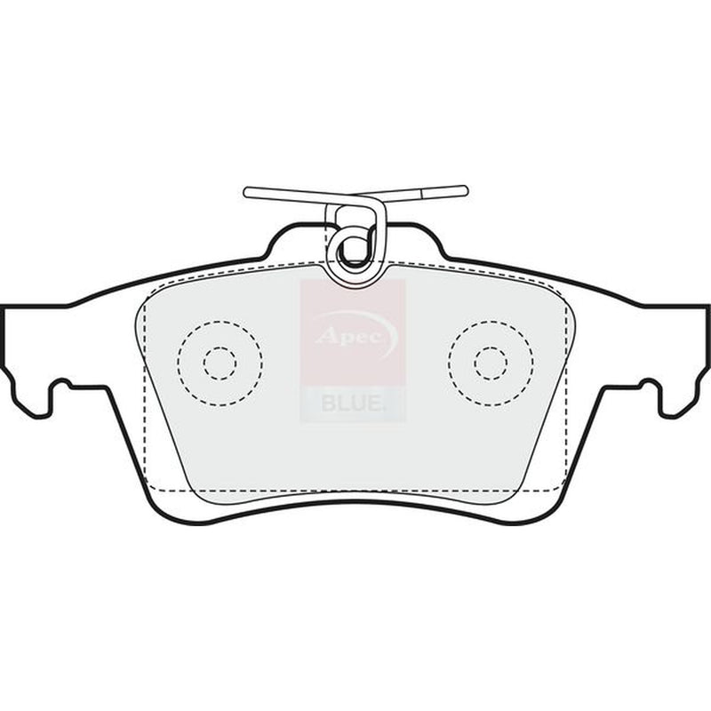 Apec Rear Brake Pad Set PD3202