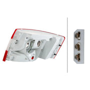 Hella Tail Light / Lamp PY21W Left 2SK 012 883-051