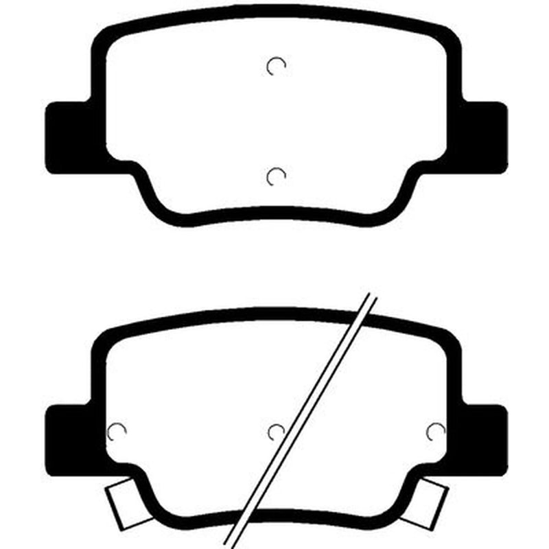Abtex Rear Brake Pad Set PLU2146