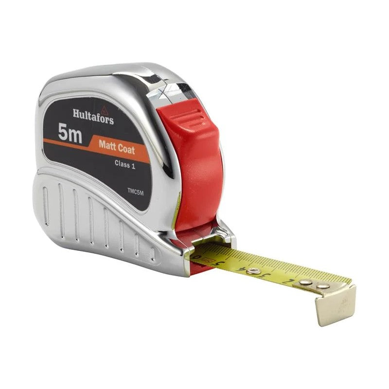 Hultafors TM5M Chrome Tri-Matic Pocket Tape 5m (Width 19mm) - 368103