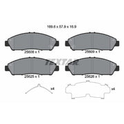 Textar Front Brake Pad Set 2560801