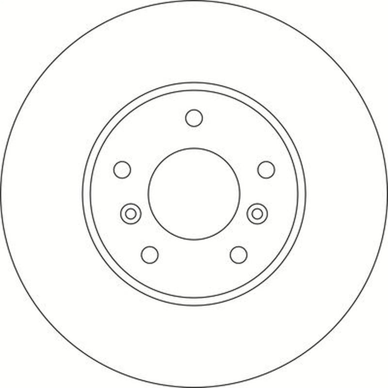 Abtex 2 x Solid Rear Brake Discs BD1930S